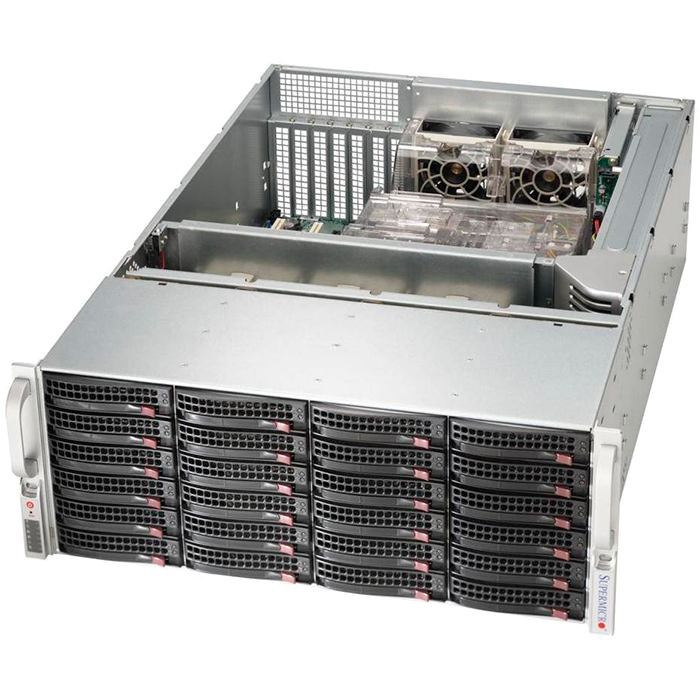 

Корпус Supermicro 846BA-R1K28B, EE-ATX, 4U RM, 24x3.5 HS, Redundant 2x1280Вт, черный (CSE-846BA-R1K28B), 846BA-R1K28B