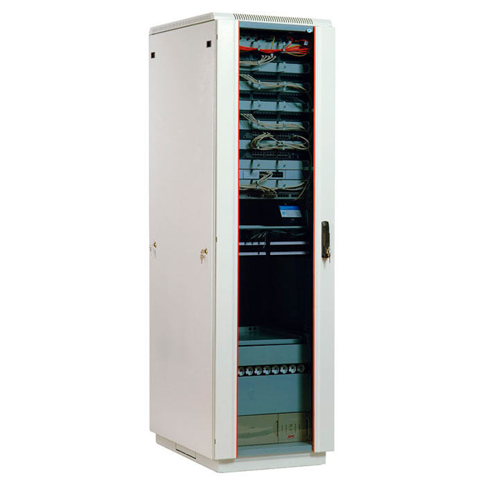 

Шкаф телекоммуникационный напольный 38U 600x1000 мм, стекло/металл, серый, разборный, ЦМО ШТК-М-38.6.10-1ААА (30144543700), ШТК-М-38.6.10-1ААА