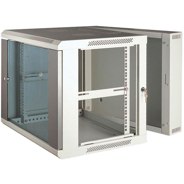 

Шкаф телекоммуникационный настенный 9U 600x550, стекло/металл, серый, в сборе, SNR SNR-TWD-9-G, SNR-TWD-9-G