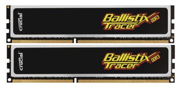 Память DDR3 DIMM 4Gb (2x2Gb) 1600MHz Crucial Ballistix BL2KIT25664TN1608