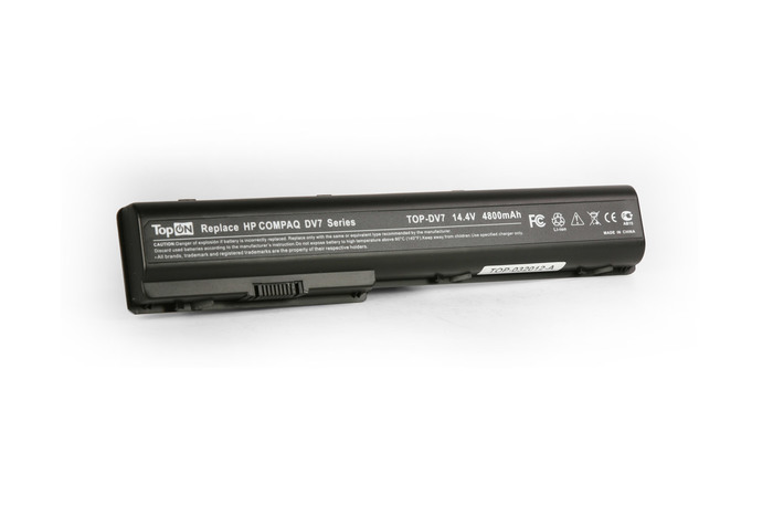 Аккумуляторная батарея TopON для HP Pavilion DV7/DV8/HDX18, 14.8V 4400mAh (TOP-DV7)