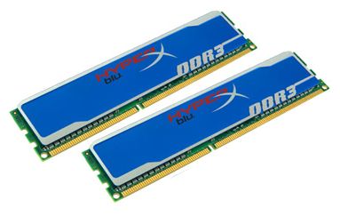 Память DDR3 DIMM 4Gb (2x2Gb) PC12800 1600MHz Kingston CL9 (KHX1600C9D3B1K2/4G)