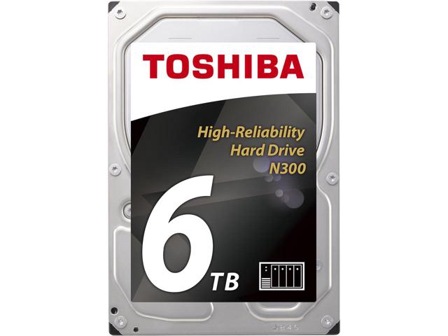 Жесткий диск (HDD) Toshiba 6Tb NAS N300 (HDWN160EZSTA)