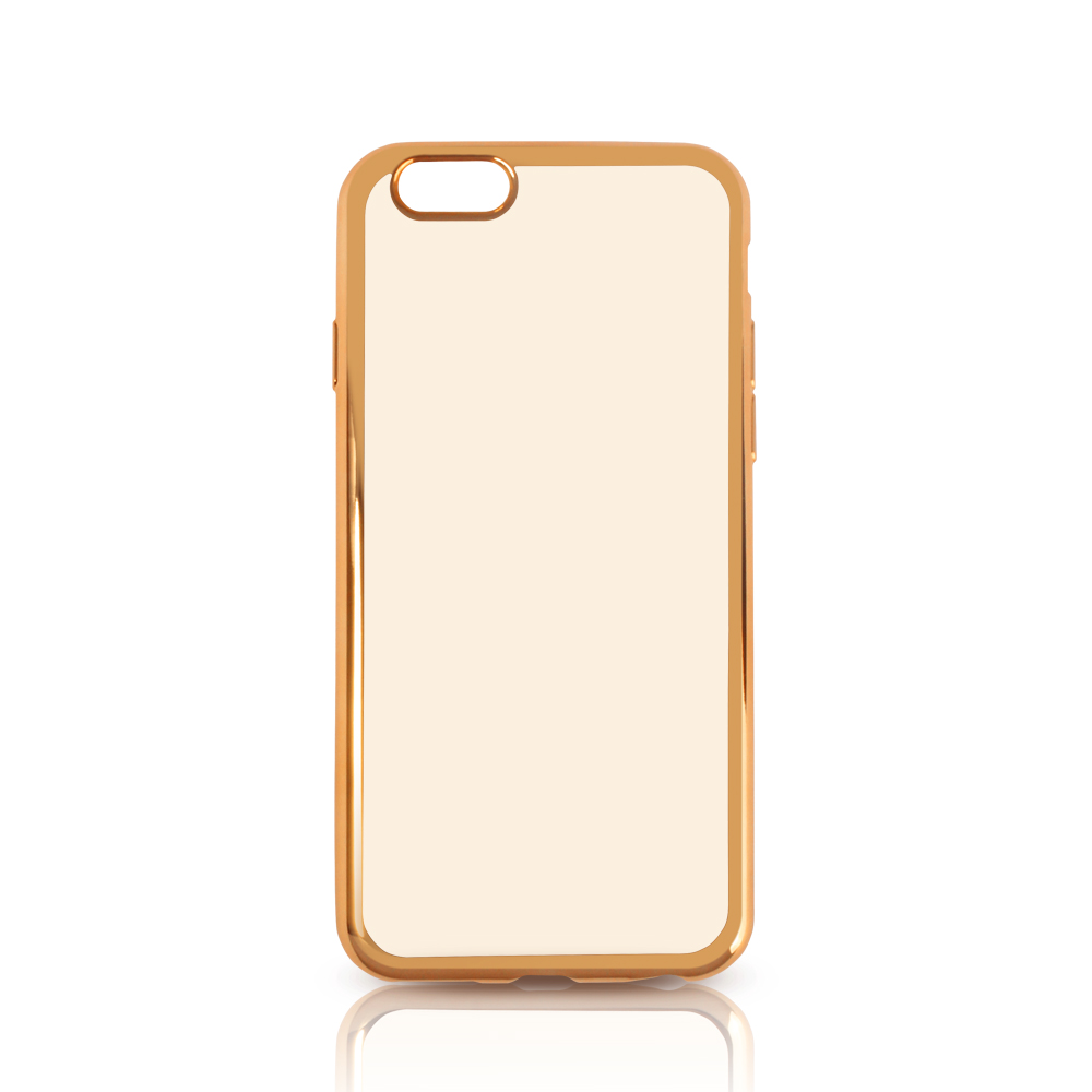 

Чехол DF для телефона Apple iPhone 6 Plus/6S Plus, силикон, золотистый (iCase-03)