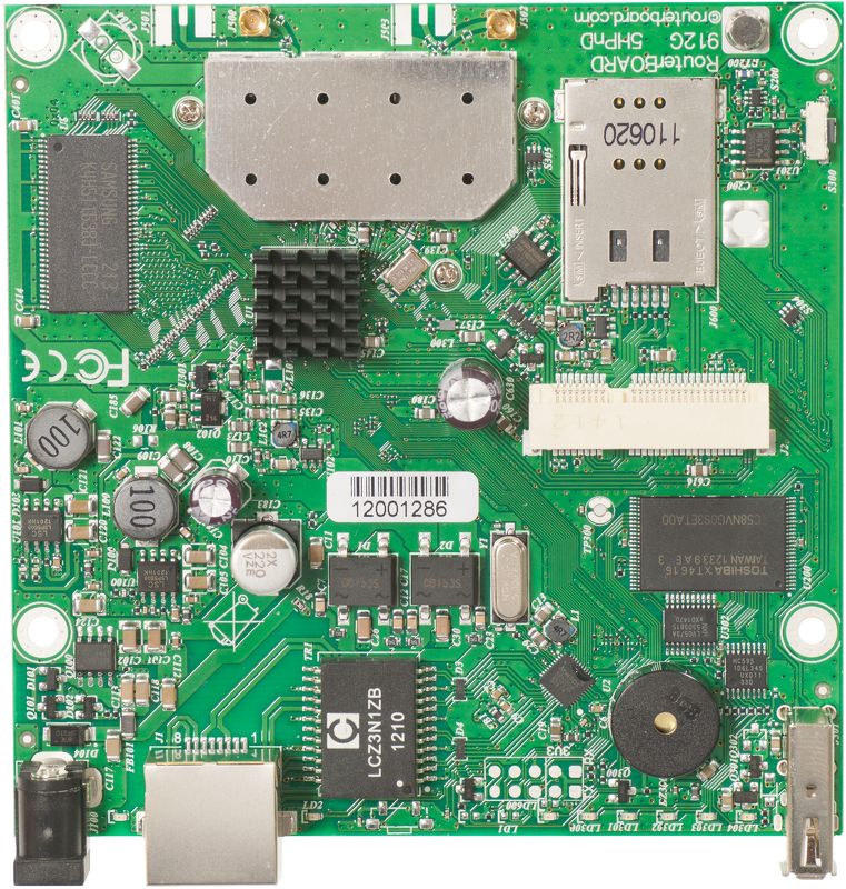

Плата маршрутизатора MikroTik RouterBOARD RB912UAG-5HPnD, RB912UAG-5HPnD