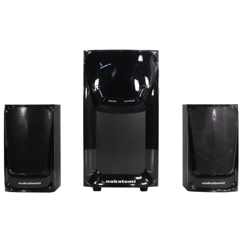 

Акустика 2.1 Nakatomi GS-37, 2x15W+30W, USB, черный, GS-37