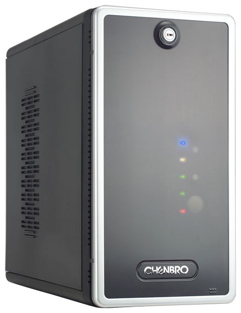 Корпус CHENBRO ES34169 120W Black/silver, Micro-Tower, 120Вт