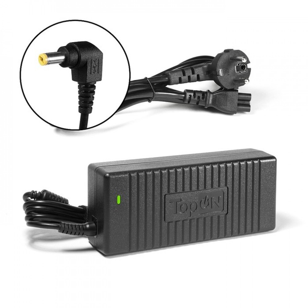 

Адаптер питания TopON для ноутбука Acer Aspire/TravelMate/Ethos, 120W 19V-6.32A (TOP-AC05), TOP-AC05