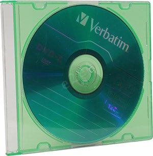 

Диск Verbatim DVD-R, 4.7Gb, 16x, Slim Case, 1 шт