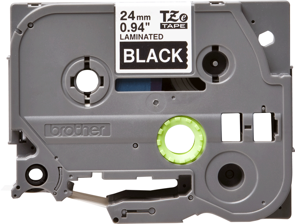 

Кассета с наклейками Brother TZe-355, 2.4 см x 8 м, белый на черном, оригинальная, TZe-355