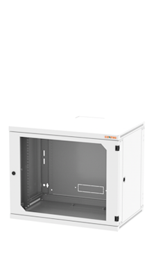 Шкаф телекоммуникационный настенный 6U 600x600, светло-серый, CONTEG PREMIUM RUN-06-60/60-H