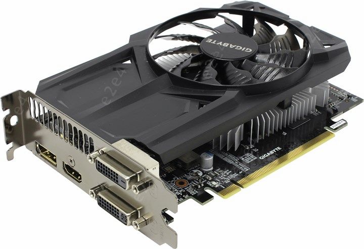 Видеокарта GIGABYTE 2Gb DDR5 (GeForce GTX 950 1064Mhz PCI-E 3.0 2048Mb 6610Mhz 128 bit 2xDVI HDMI HDCP)