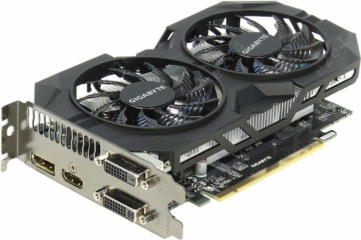 Видеокарта GIGABYTE 2Gb DDR5 (GeForce GTX 950 1102Mhz PCI-E 3.0 2048Mb 6610Mhz 128 bit 2xDVI HDMI HDCP)