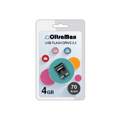 

Флешка 4Gb USB 2.0 OltraMax 70, черный (OM-4GB-70-Black), 70