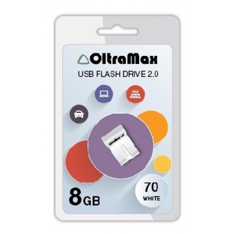 

Флешка 4Gb USB 2.0 OltraMax 70, белый (OM-4GB-70-White), 70