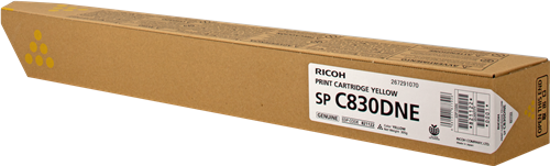 Картридж лазерный Ricoh SPC830DNE/821186, желтый