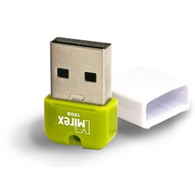 

Флешка 32Gb USB 2.0 Mirex ARTON, белый/зеленый (13600-FMUAGR32), ARTON