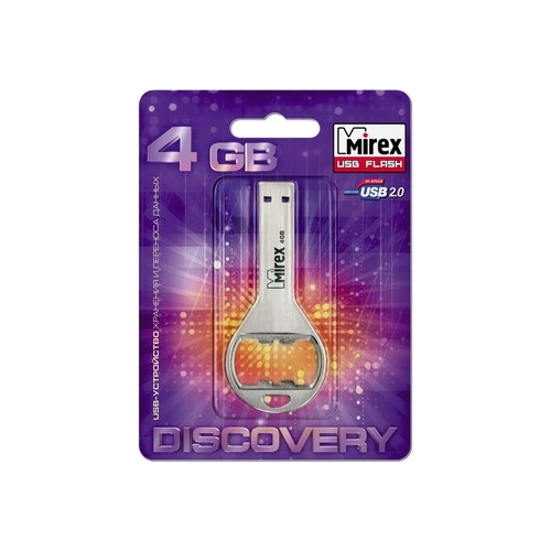 

Флешка 4Gb USB 2.0 Mirex BOTTLE OPENER, серебристый (13600-DVRBOP04), BOTTLE OPENER