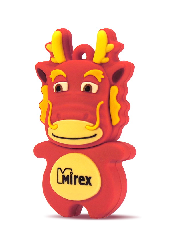 

Флешка 8Gb USB 2.0 Mirex DRAGON, красный (13600-KIDDAR08), DRAGON