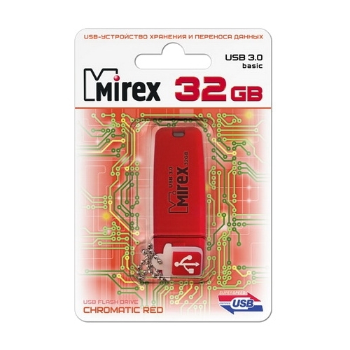 

Флешка 32Gb USB 3.0 Mirex CHROMATIC, зеленый (13600-FM3СHR32), CHROMATIC