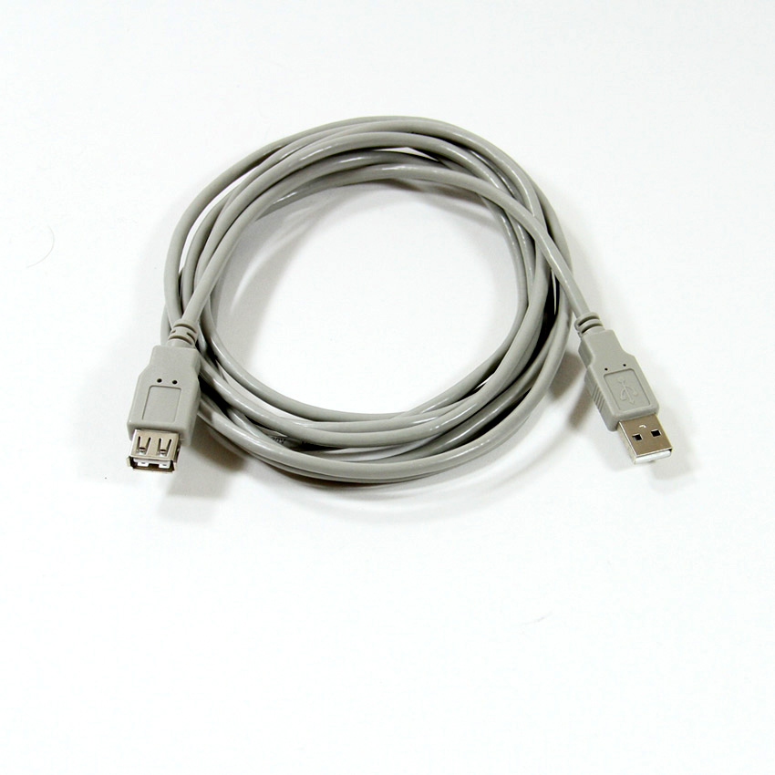 

Кабель USB 2.0(AM)-USB 2.0(AF), AOpen, 3m, серый (ACU202G-3M)