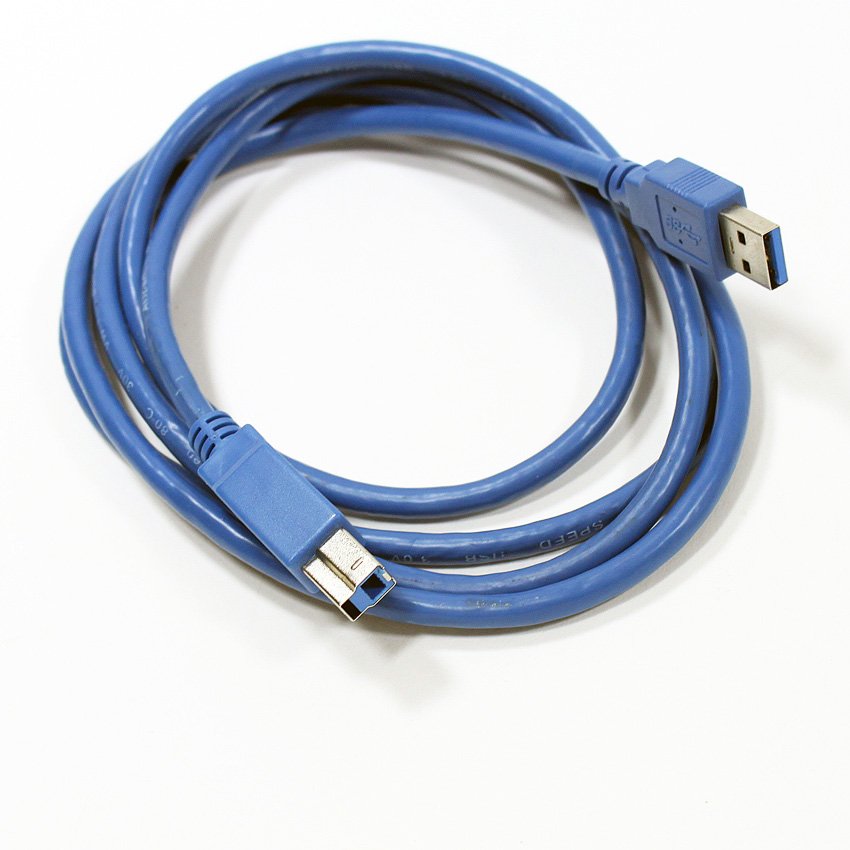 

Кабель USB(Am)-USB(Bm), 1.8 м, синий, AOpen (ACU301-1.8M)