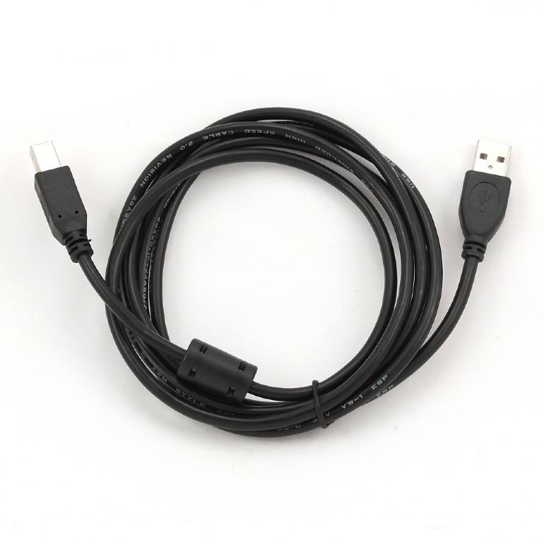 Кабель USB(Am)-USB(Bm), 1.8 м, черный, Cablexpert