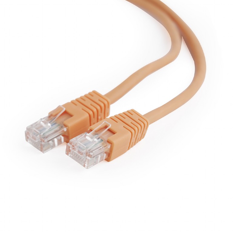 Патч-корд UTP кат.5e, 0.5м, RJ45-RJ45, оранжевый, Cablexpert (PP12-0.5M/O)