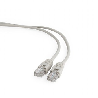 Патч-корд Cablexpert UTP, кат.5e, 10 м, RJ45-RJ45, серый