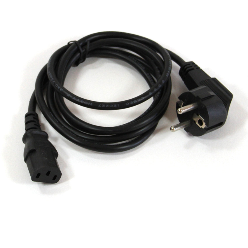 

Кабель питания Schuko (Euro)(M)-IEC-320-C13, 10A, 1.8м, черный VCOM (CE021-CU0.75-1.8M)