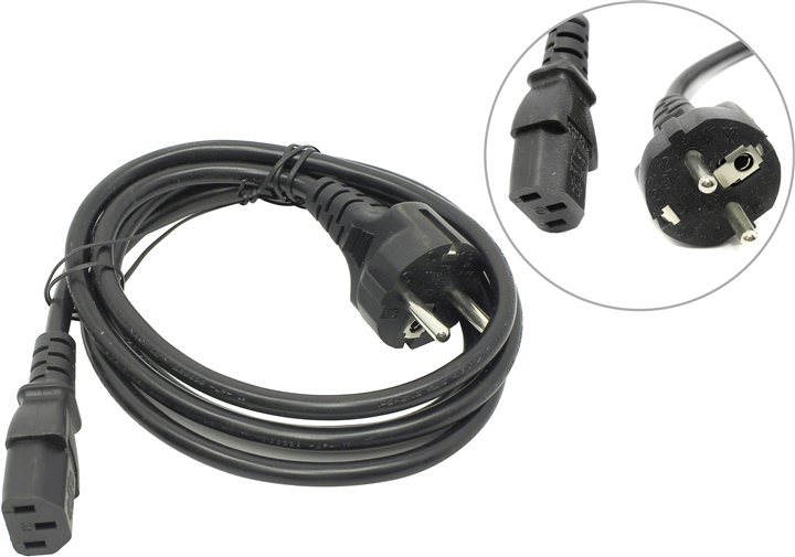 

Кабель питания Schuko (Euro)(M)-IEC-320-C13, 1.5м, черный Hama (H-29934/00029934)