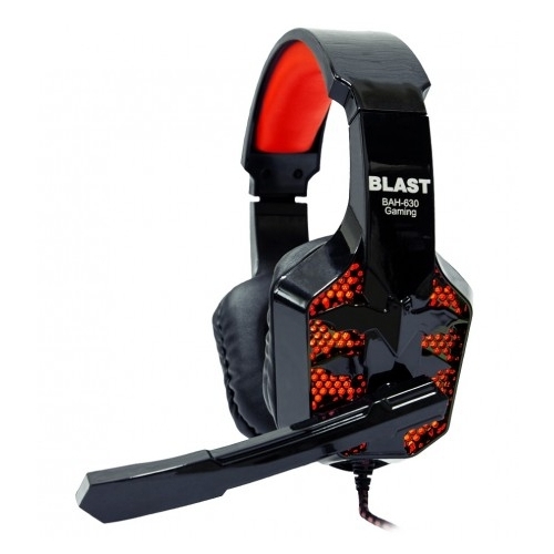 

Проводная гарнитура BLAST BAH-630 Gaming, USB, черный/красный (20006), BAH-630 Gaming