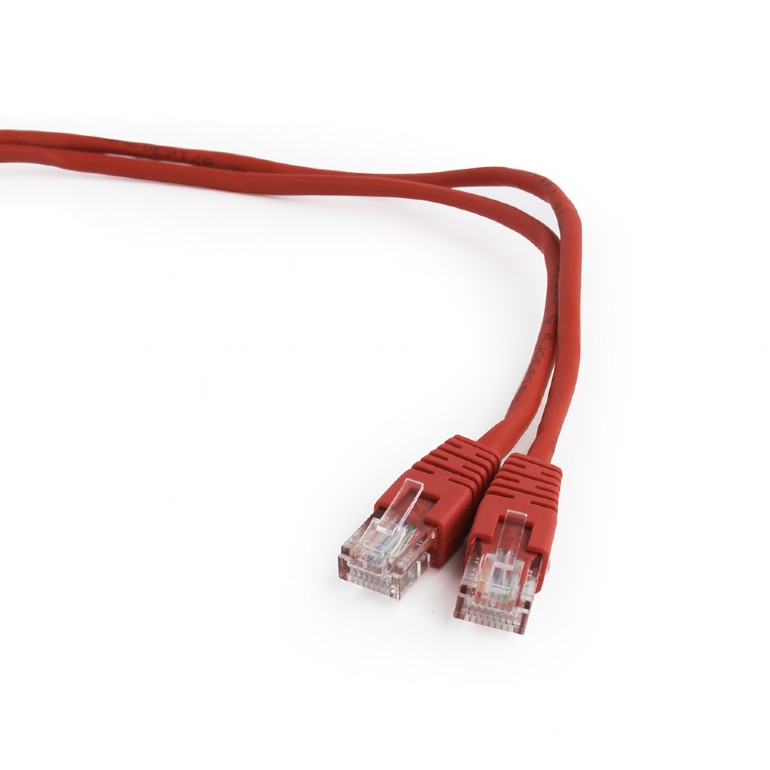 

Патч-корд UTP кат.5e, 5м, RJ45-RJ45, красный, Cablexpert (PP12-5M/R), PP12-5M/R