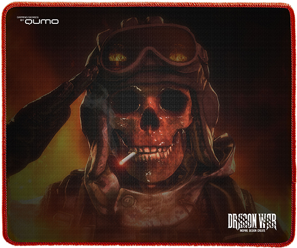 

Коврик для мыши Qumo Deadly Salute, игровой, 280x230x3мм, принт (23170), Deadly Salute