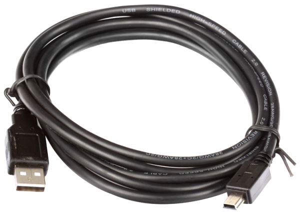 

Кабель USB 2.0(AM)- miniUSB 2.0(BM) , Telecom, 1m, черный (TC-6911-1.0M-BK)