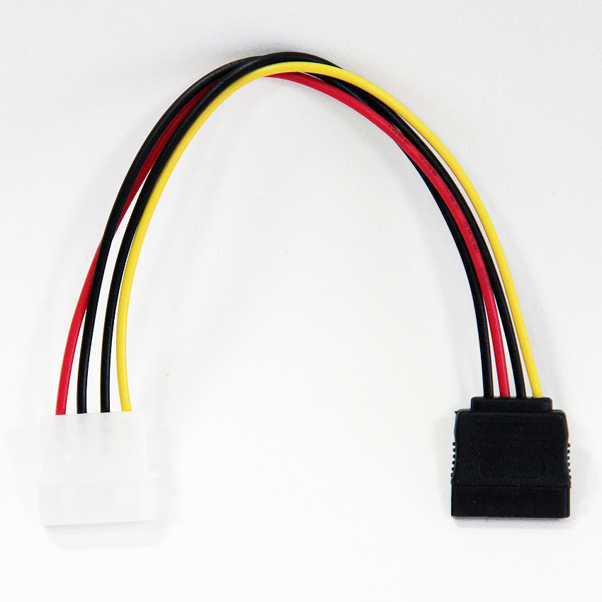 Переходник питания (адаптер) Molex(M)-SATA 15-pin(F) VCOM 20 см