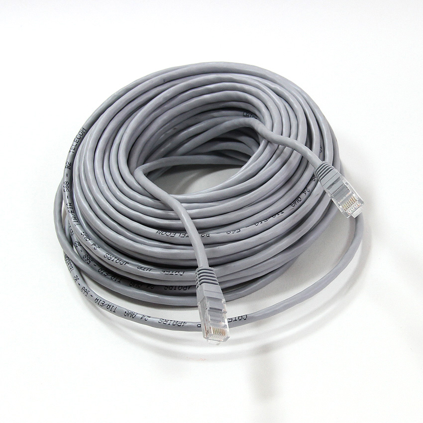 

Патч-корд UTP кат.5e, 20м, RJ45-RJ45, серый, TELECOM (NA102--20M), NA102--20M