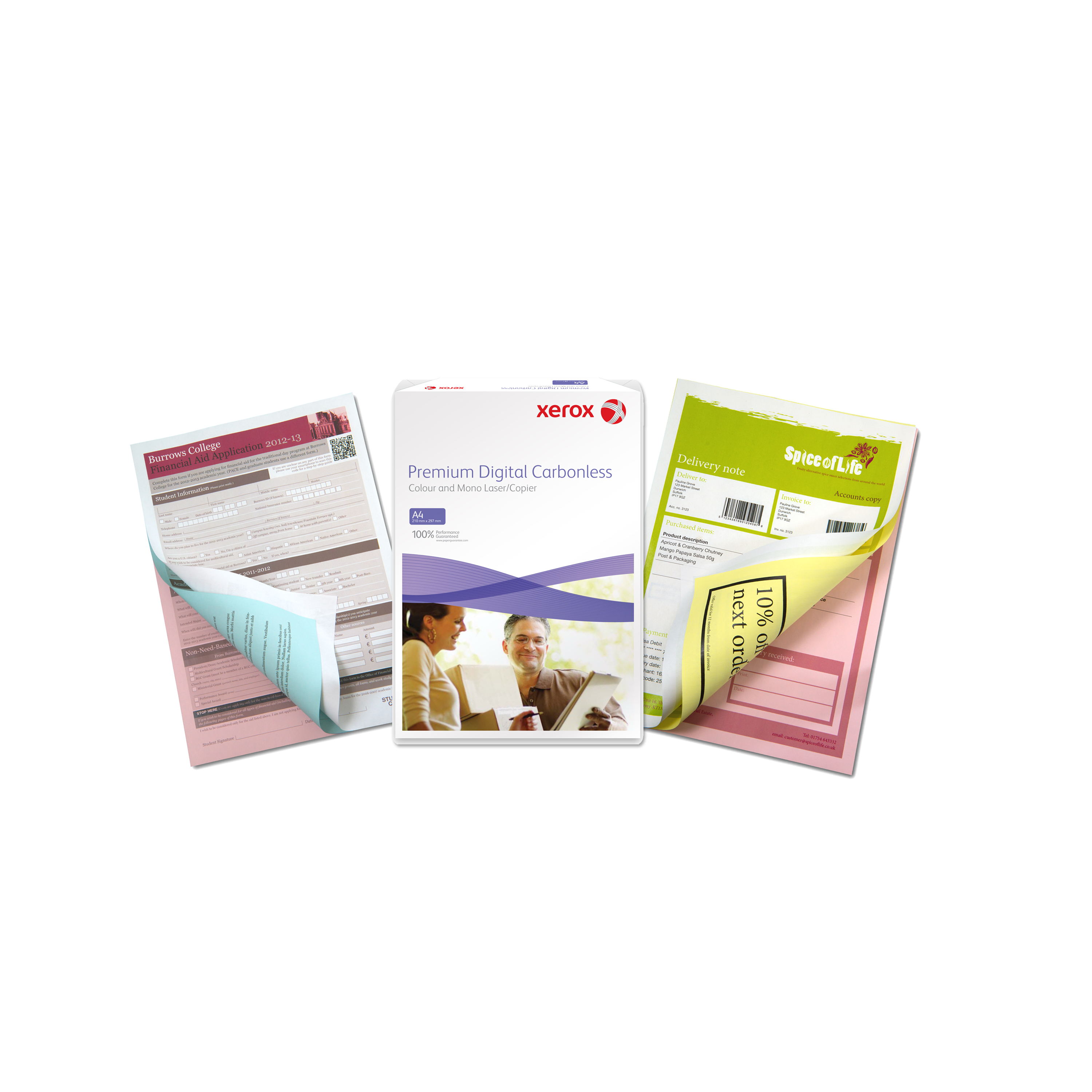

Бумага A4 82г/м² 500 листов, Xerox Premium Digital Carbonless A4 CFB (003R99071), 0