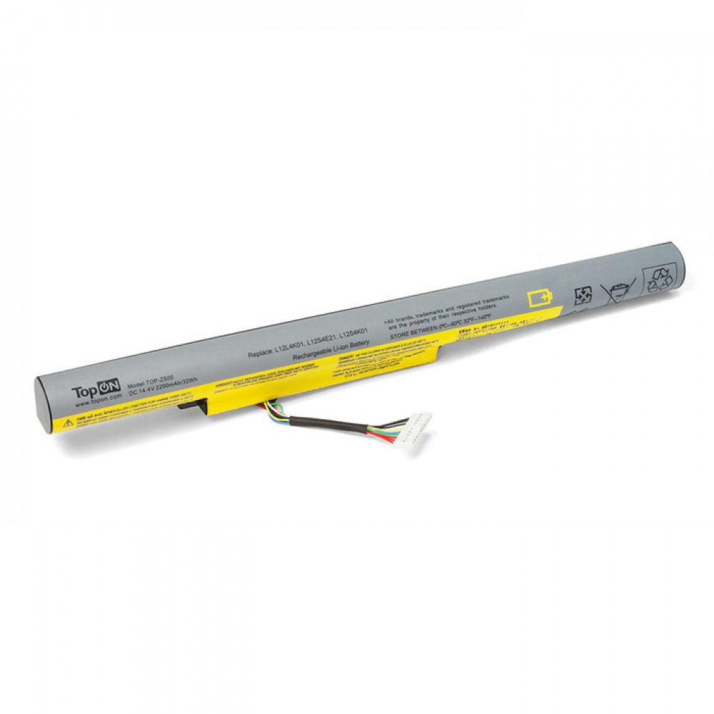 

Аккумуляторная батарея TopON для Lenovo IdeaPad Z500-Series, 121500112/L12L4K01, 14.4V 2200mAh (TOP-Z500)