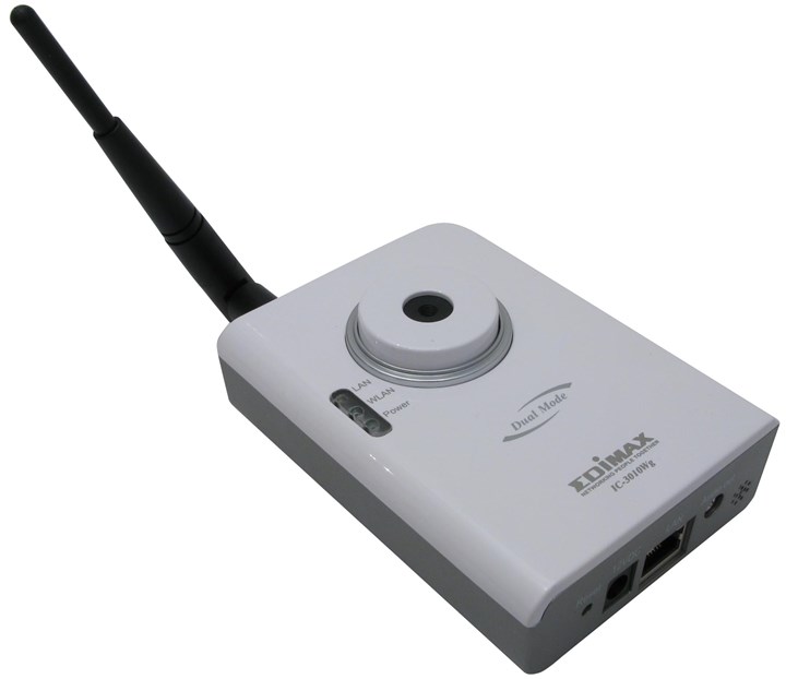 

IP-камера Edimax IC-3010WG 2.8мм, настольная, 1.3Мпикс, CMOS, до 640x480, до 20кадров/с, Wi-Fi, 0 °C/+45 °C, белый, IC-3010WG