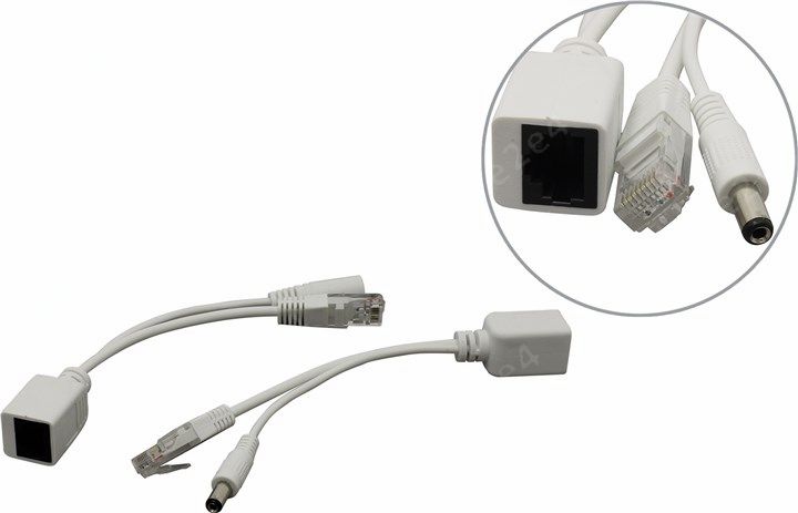 

PoE-комплект (инжектор/сплиттер) ORIENT NT-633POE, passive PoE, до 30, 100 Мбит/с, Белый, NT-633POE