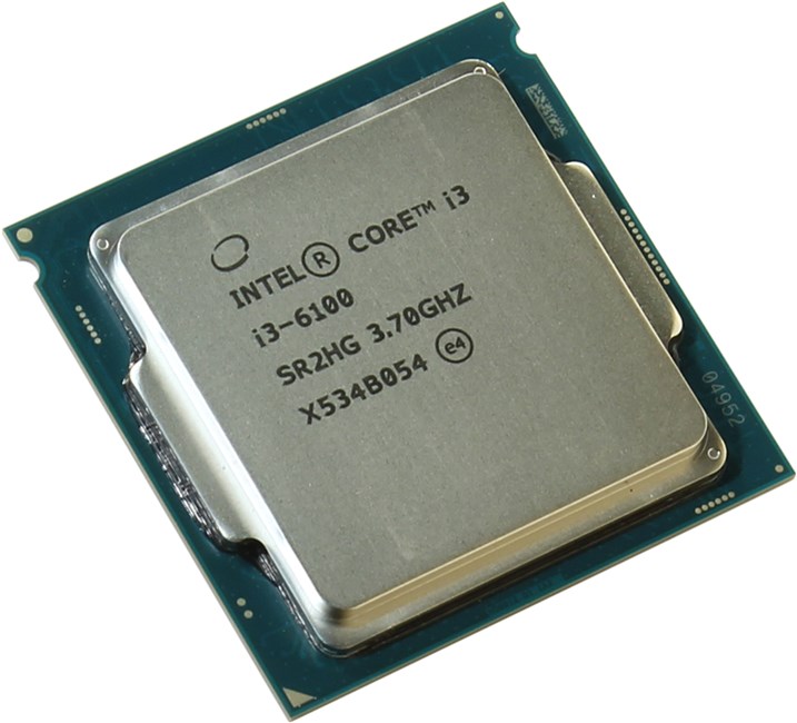 

Процессор Intel Core i3-6100 Skylake (2015), 2C/4T, 3.7 ГГц 3Mb TDP-51 Вт Socket1151 tray (OEM) (CM8066201927202SR2HG), 6100