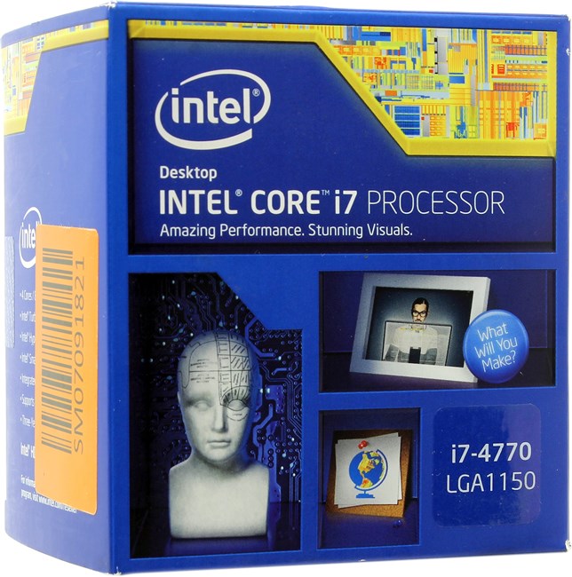 Процессор Intel Core i7-4770 BOX
