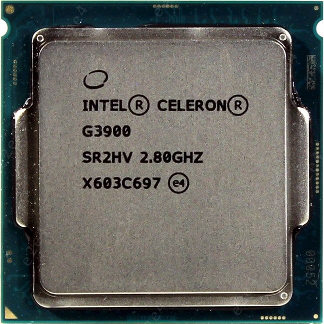 Intel Celeron G3900 2,80GHz Tray CPU 