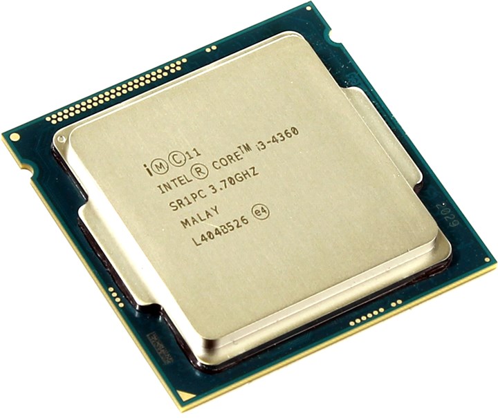 

Процессор Intel Core i3-4360 Haswell (2013), 2C/4T, 3700MHz 4Mb TDP-54 Вт Socket1150 tray (OEM) (CM8064601482461SR1PC), 4360