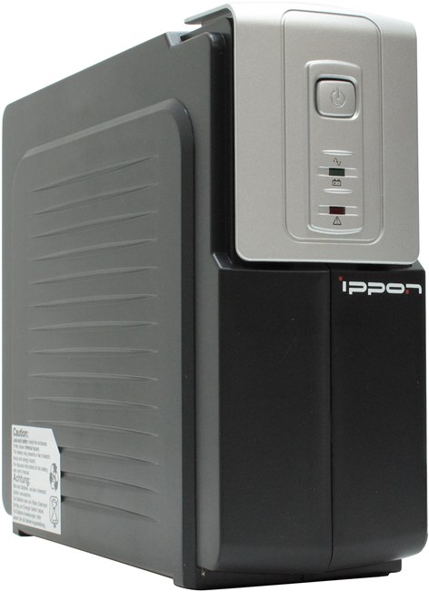 ИБП Ippon Back Office 600, 600 VA, 300 Вт, черный (74263)
