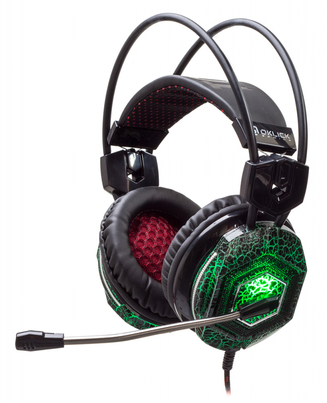 Проводная гарнитура Oklick HS-L500G TOXIC, черный