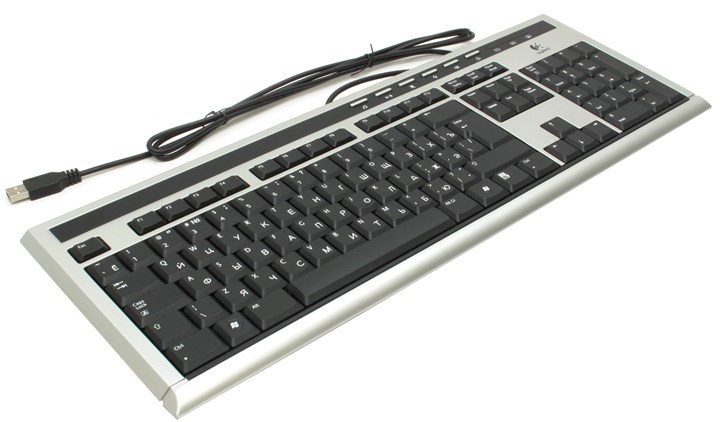 Клавиатура Logitech UltraX Premium Keyboard Black-Silver купить Новосибирске в интернет-магазине e2e4