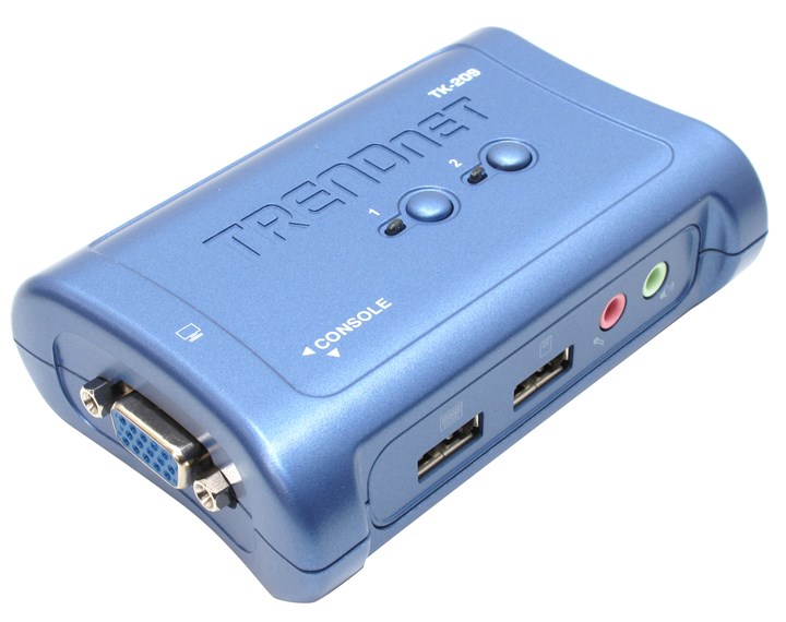 

Переключатель TRENDnet TK-209K 2-port USB&VGA KVM Switch with Audio with Cable