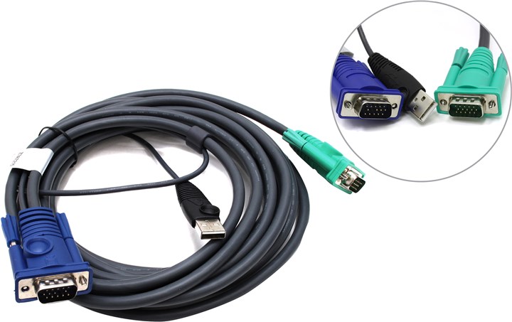 Кабель KVM (КВМ) ATEN 2L-5205U